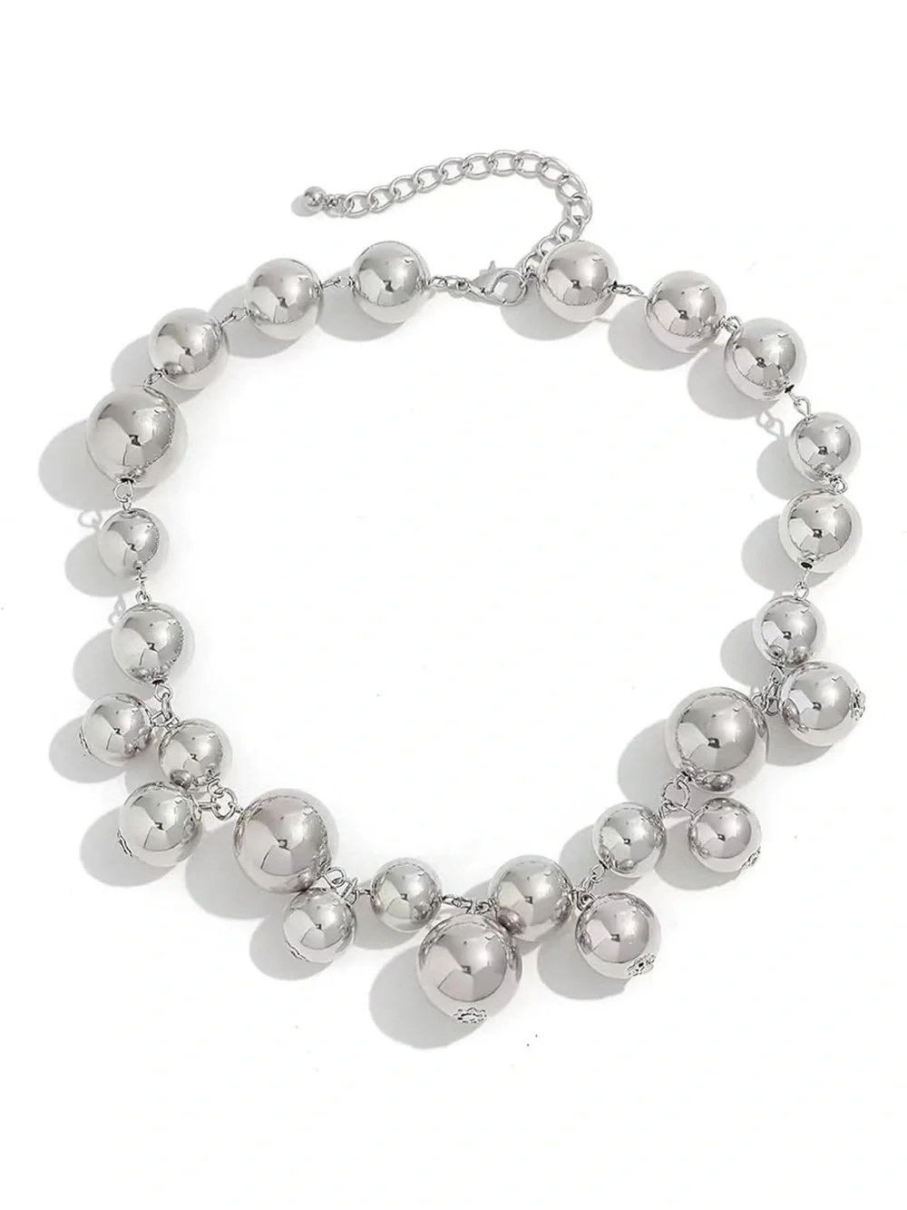 Anthropologie shiny silver